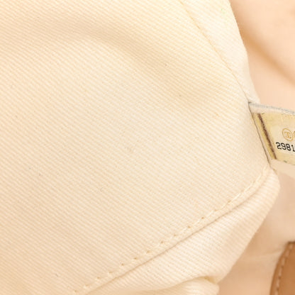 Chanel Canvas Pearl Medium Deauville Tote Ecru Beige 7 of 28