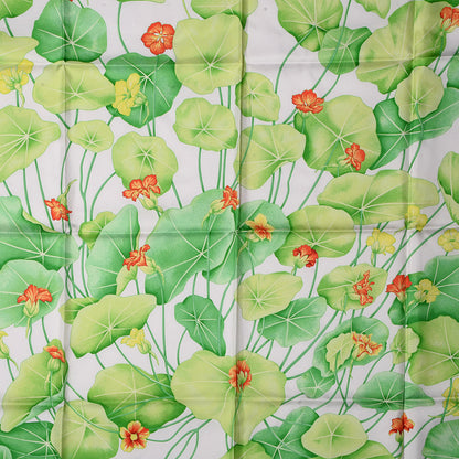 Hermes Silk Les Capucines Scarf 90 1 of 6