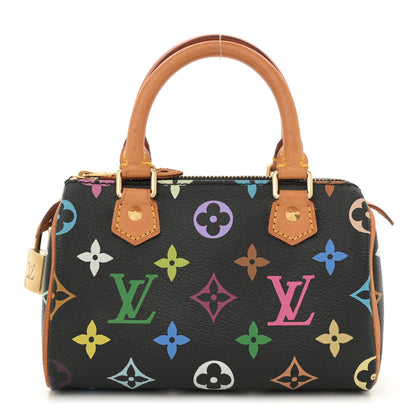 Louis Vuitton Monogram Multicolor Mini Sac HL Speedy Black 1 of 11