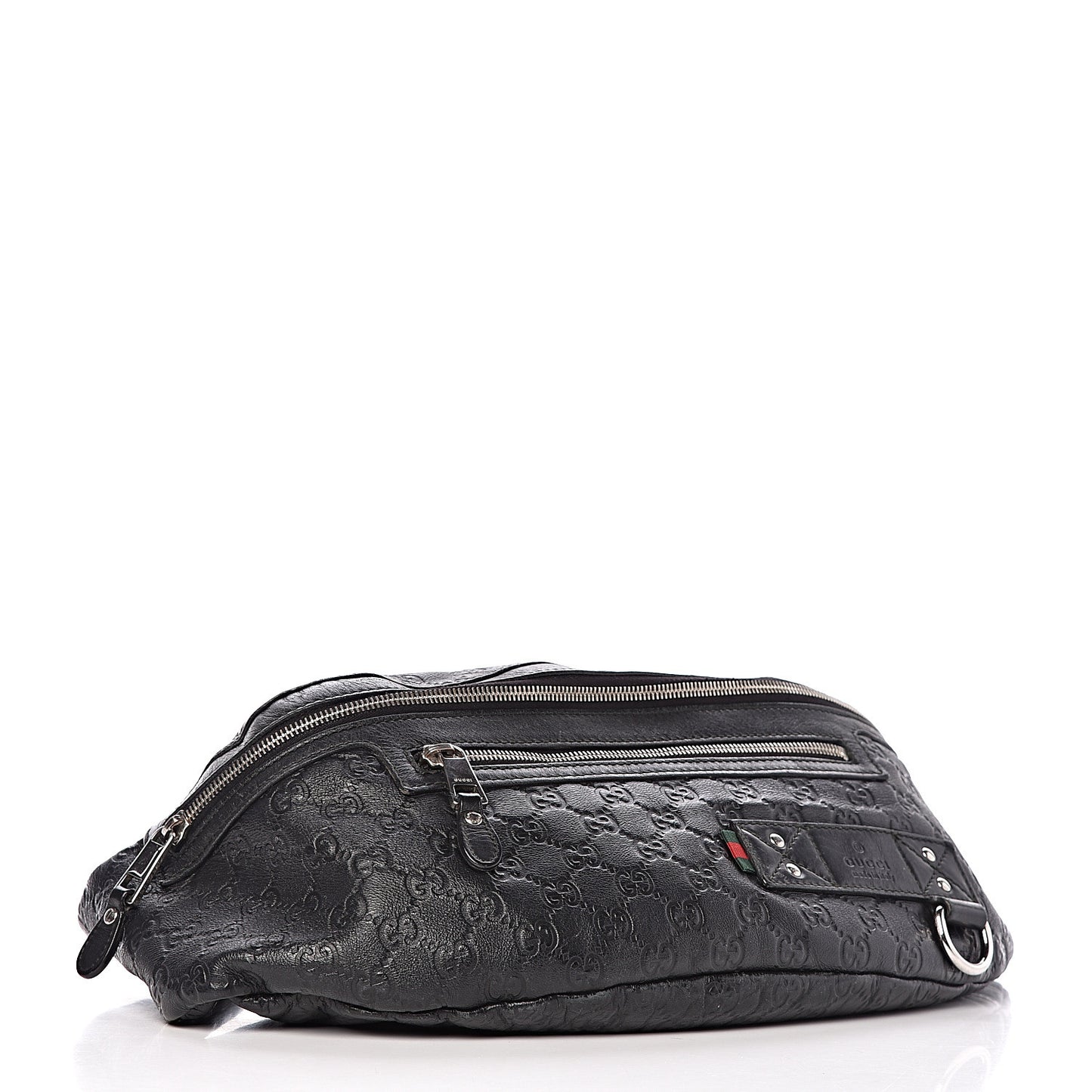 Guccissima Web Belt Bag Black