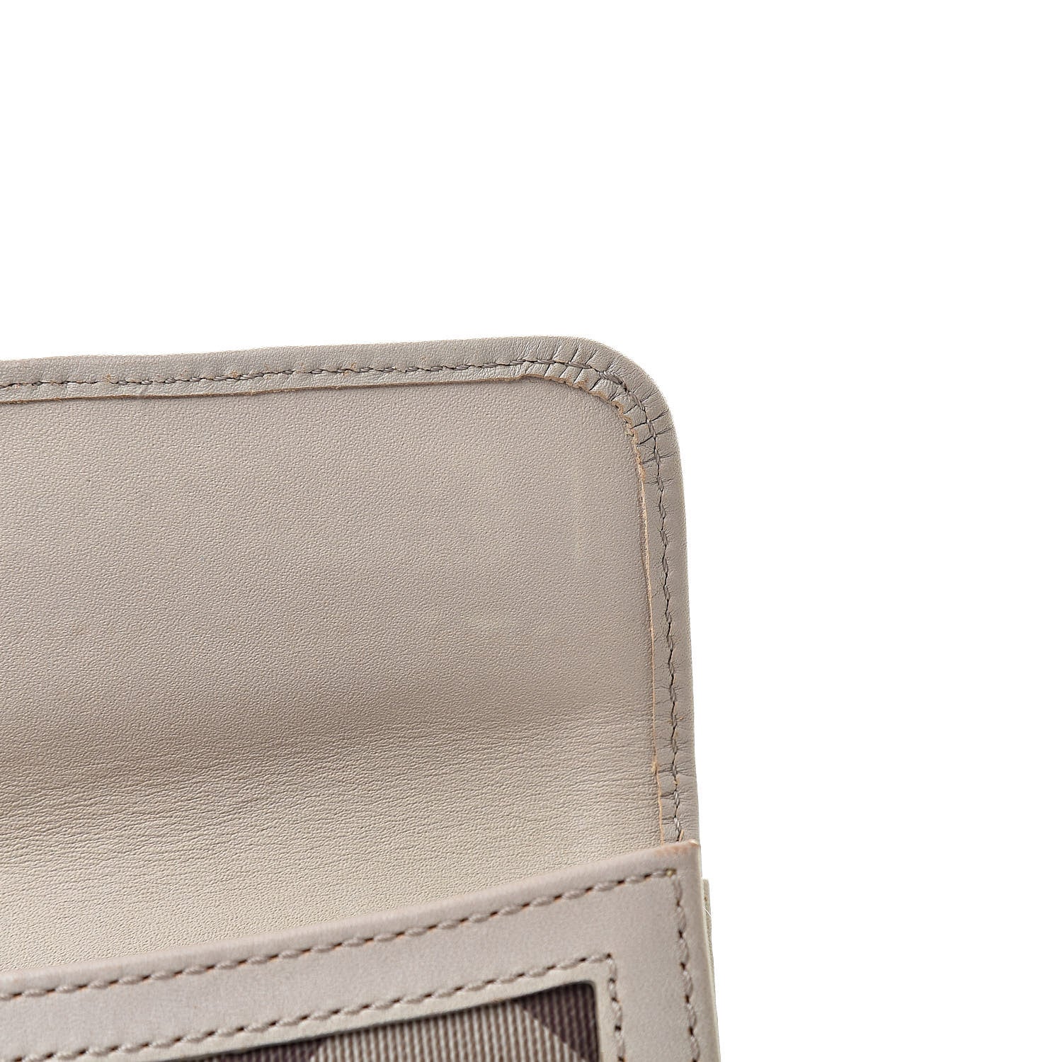 Burberry Smoked Check Continental Wallet Trench 10 of 17