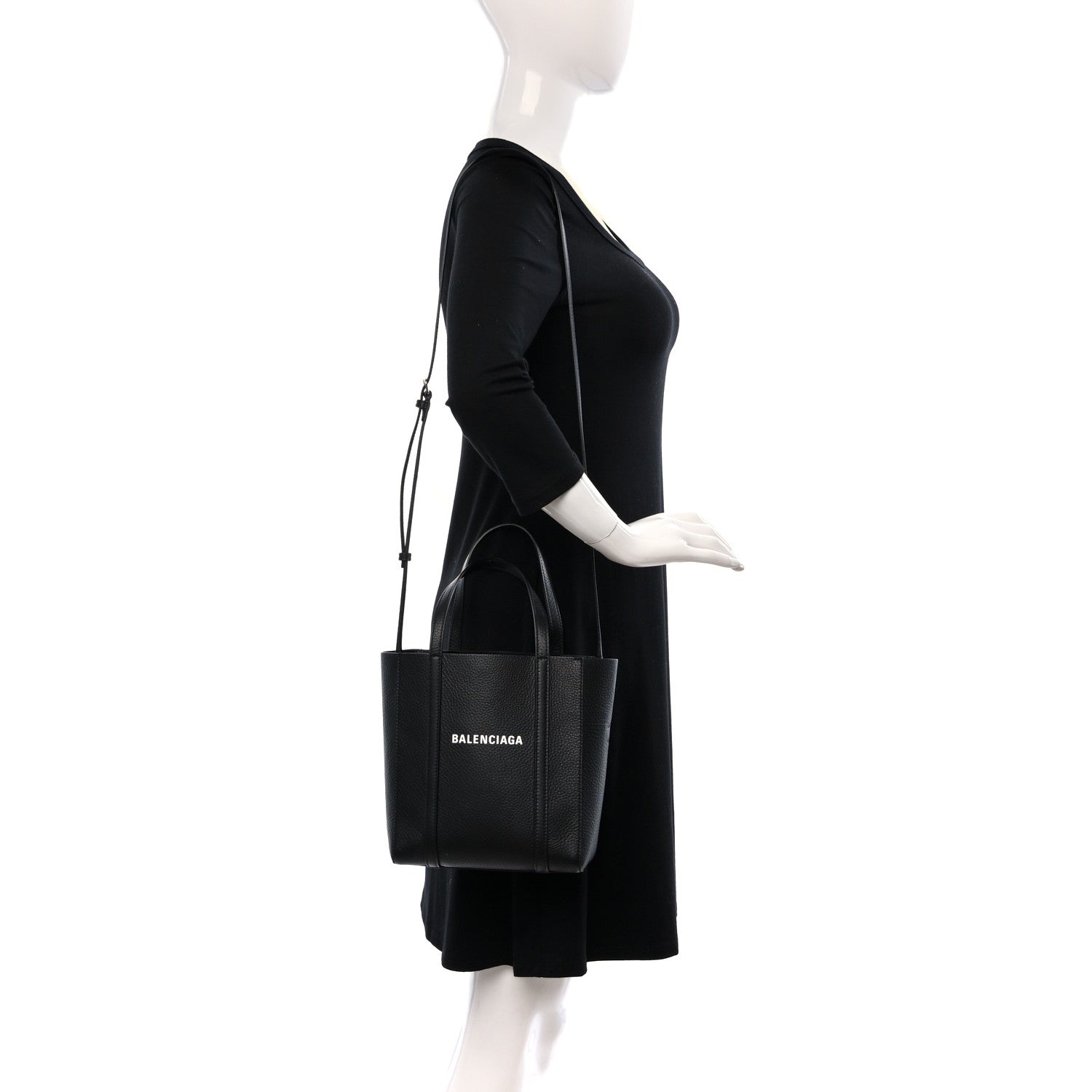 Balenciaga Calfskin XXS Everyday Tote Black 2 of 9
