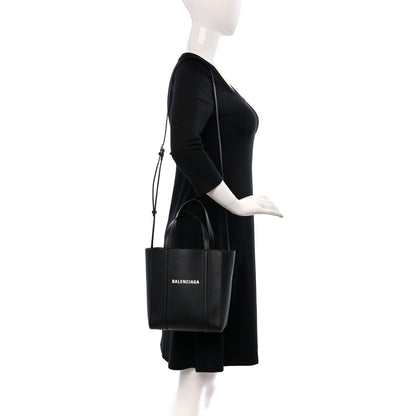 Balenciaga Calfskin XXS Everyday Tote Black 2 of 9