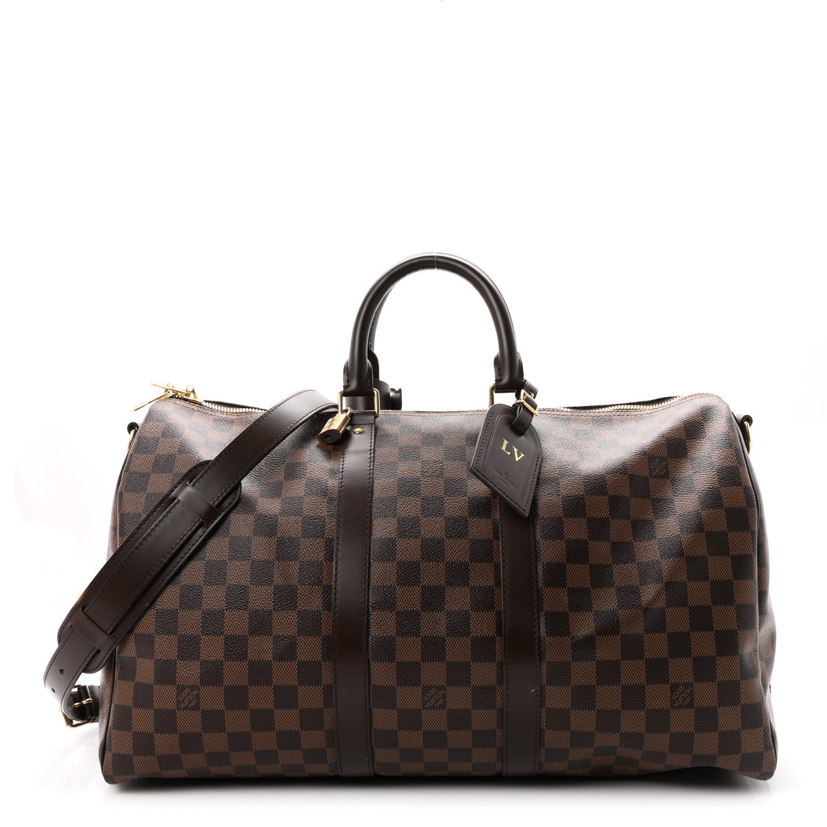Louis Vuitton Damier Ebene Keepall Bandouliere 45 1 of 9