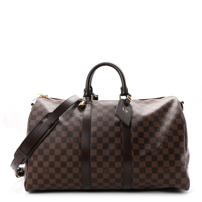 Louis Vuitton Damier Ebene Keepall Bandouliere 45 1 of 9