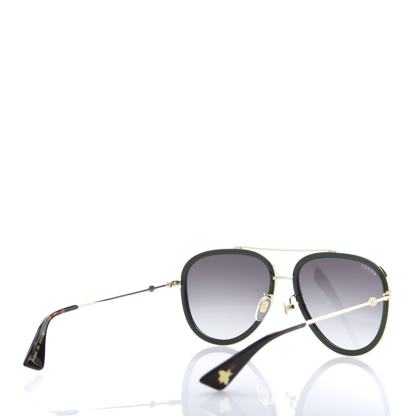 Acetate Web Aviator Sunglasses GG0062S Green Red