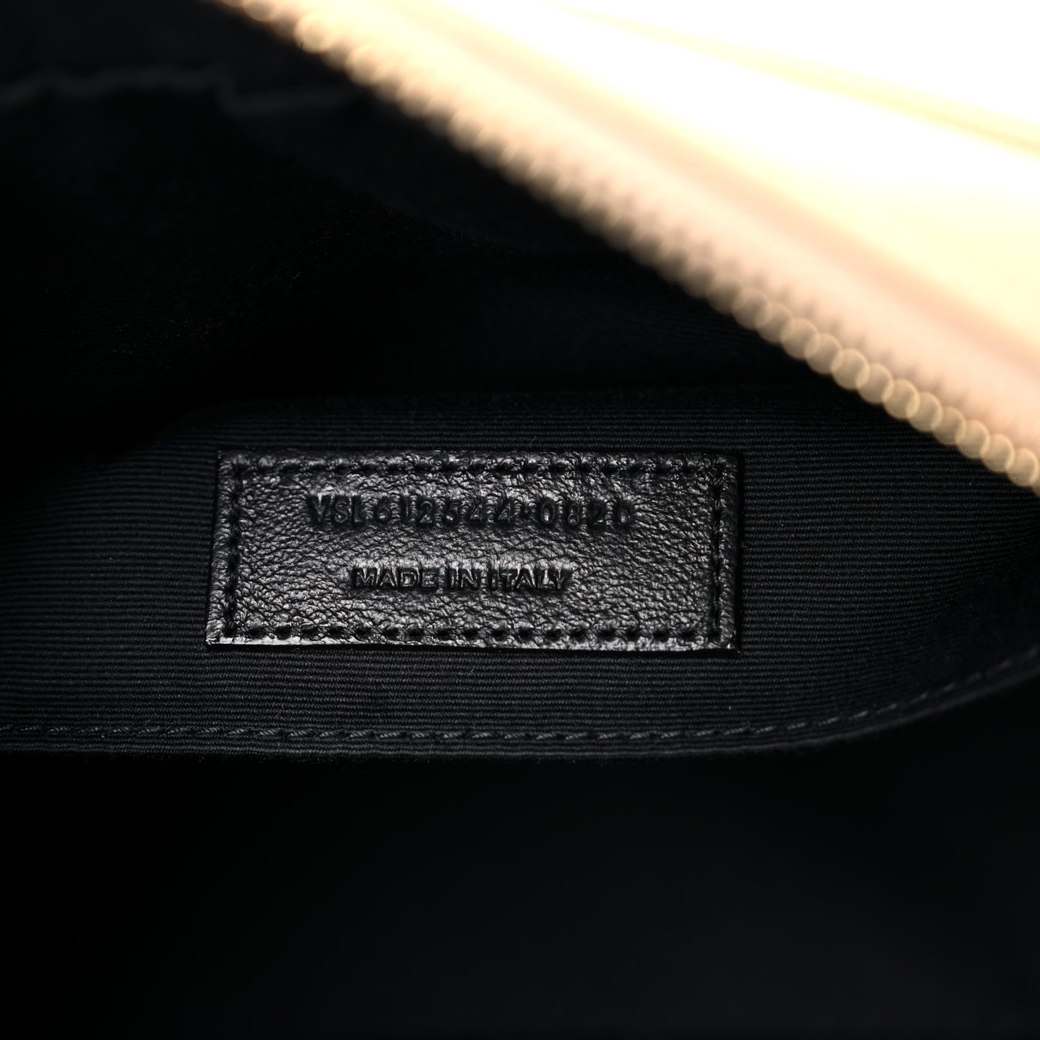 Saint Laurent Calfskin Matelasse Monogram Lou Camera Bag Ivory Natural 7 of 9