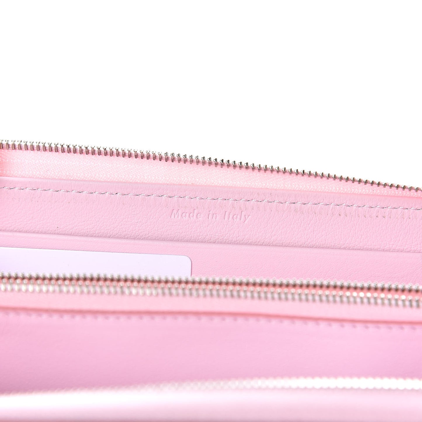 Lambskin Large Zip Around Multifunction Wallet Antique Rose Black