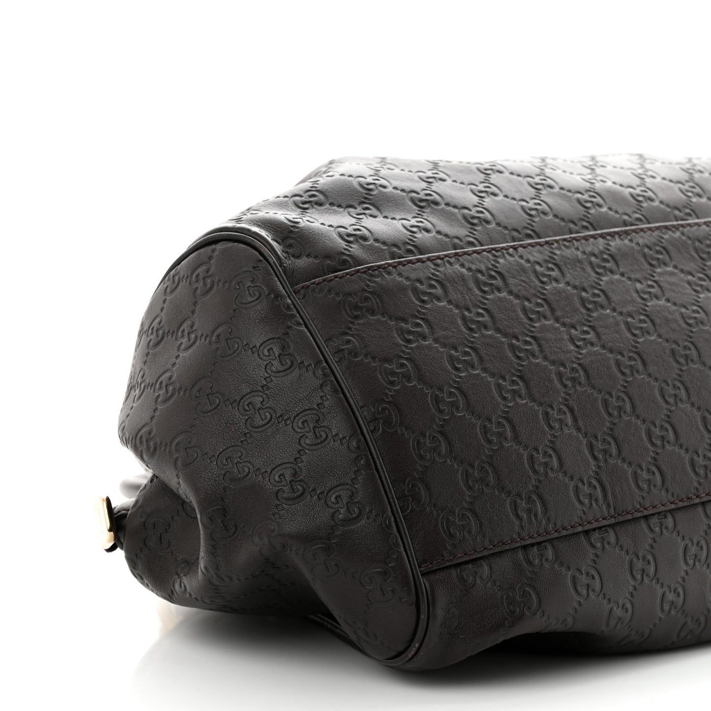 Guccissima Medium Sukey Boston Chocolate