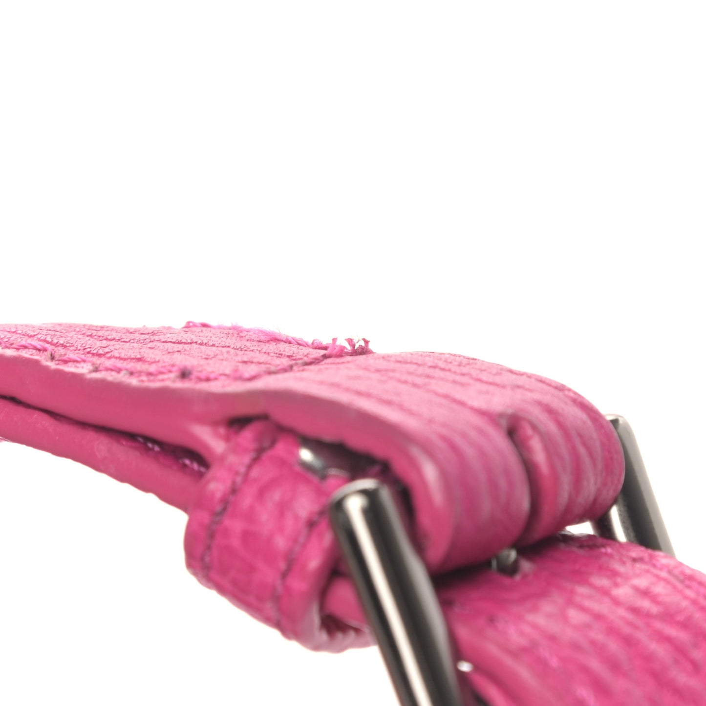 Textured Calfskin Mini Pashli Satchel Fuchsia