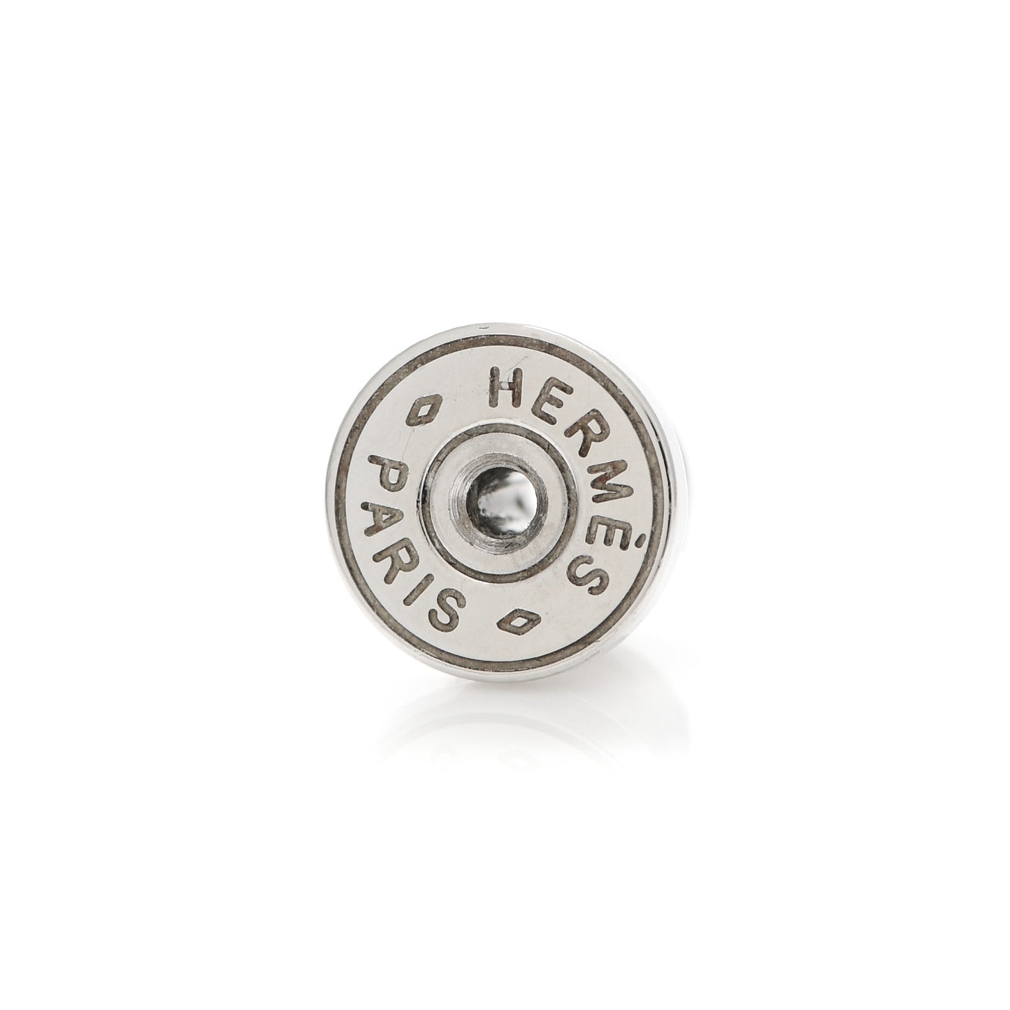 Palladium Lacquered Mini Pop H Earrings Rose Dragee