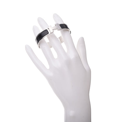 Hermes Enamel Narrow Clic Clac H Bracelet PM Black 2 of 6