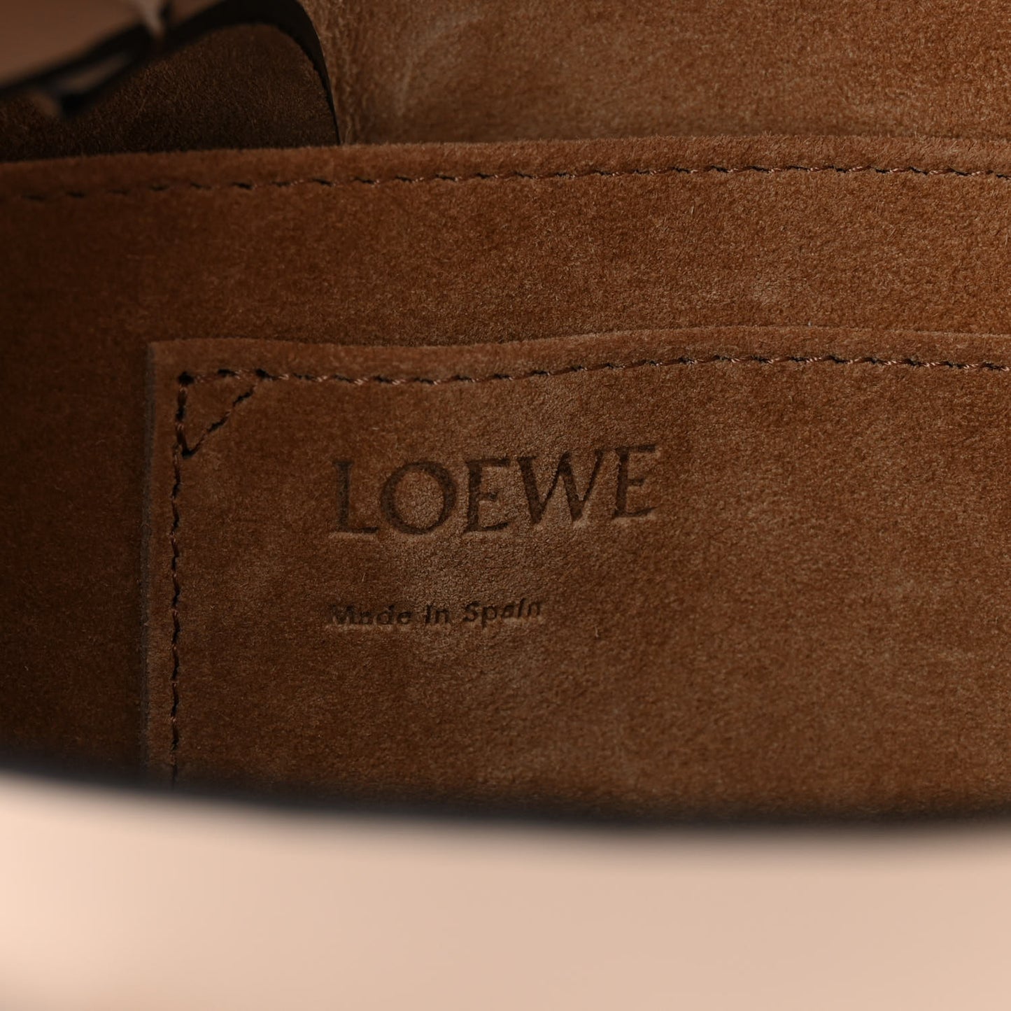 Soft Calfskin Jacquard Small Gate Crossbody Bag Sand
