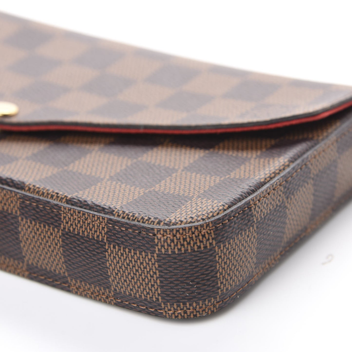 Damier Ebene Pochette Felicie Chain Wallet