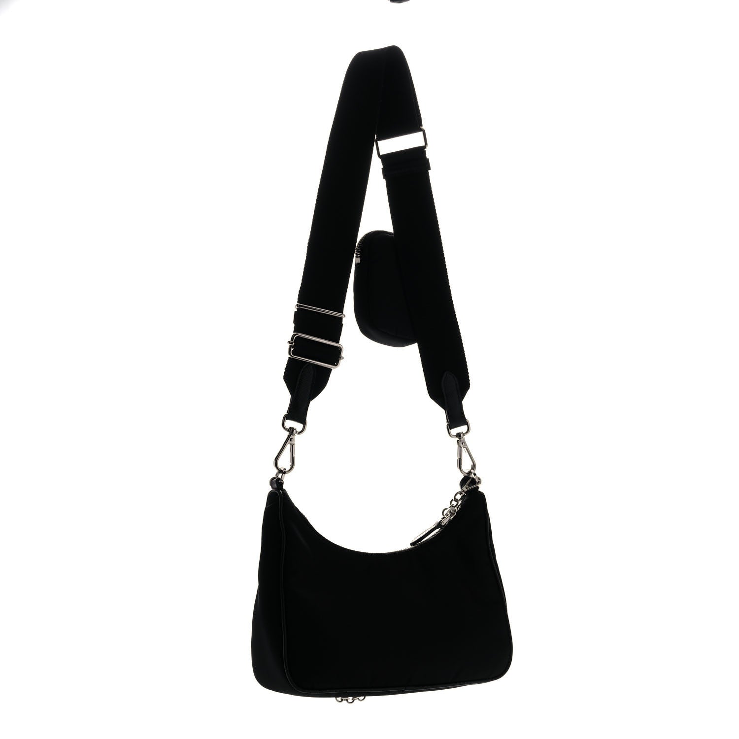 Prada Nylon Re-Edition 2005 Shoulder Bag Black 5 of 12