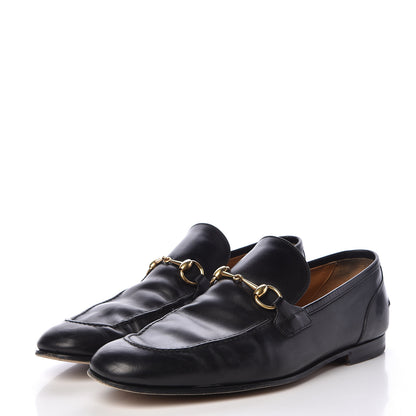 Gucci Calfskin Horsebit Mens Jordaan Loafers 11 Black 3 of 21