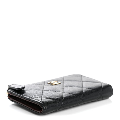 Chanel Caviar Quilted Zipped Key Holder Case Black 4 of 9