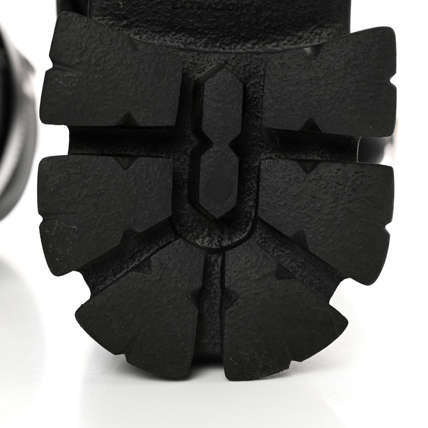 Prada Spazzolato Rois Re-Nylon Metal Triangle Logo Monolith Pouch Pocket 55mm Boots 37 Black 10 of 11