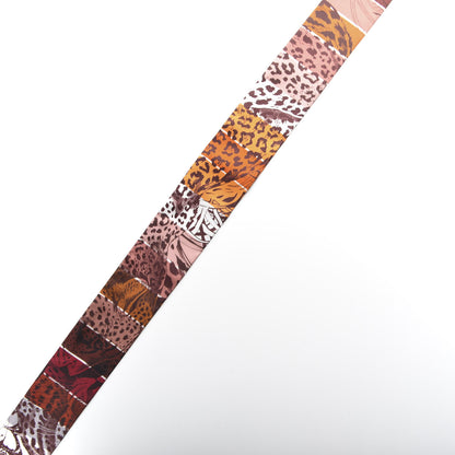 Hermes Silk Jungle Love Rainbow Twilly Brun Brique Fauve 4 of 4