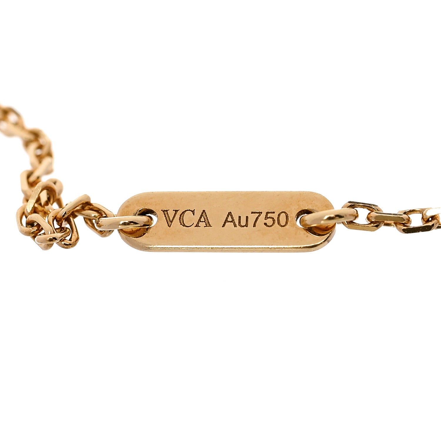 Van Cleef & Arpels 18K Yellow Gold Mother of Pearl Sweet Alhambra Butterfly Bracelet 3 of 5