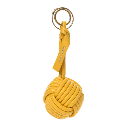 Balenciaga Danish Knot Keyring Charm Jaune Soleil 1 of 3