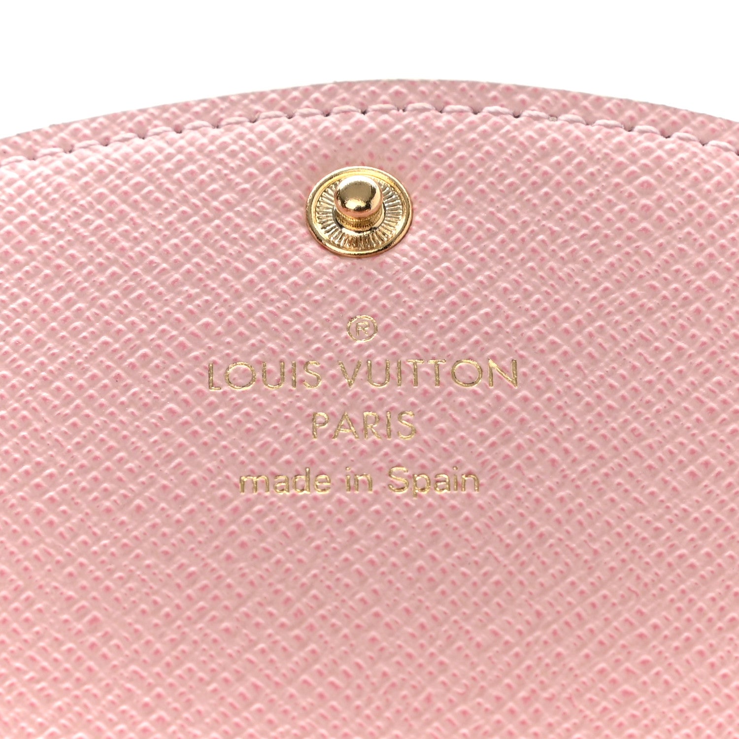 Louis Vuitton Damier Azur Rosalie Coin Purse Rose Ballerine 6 of 8