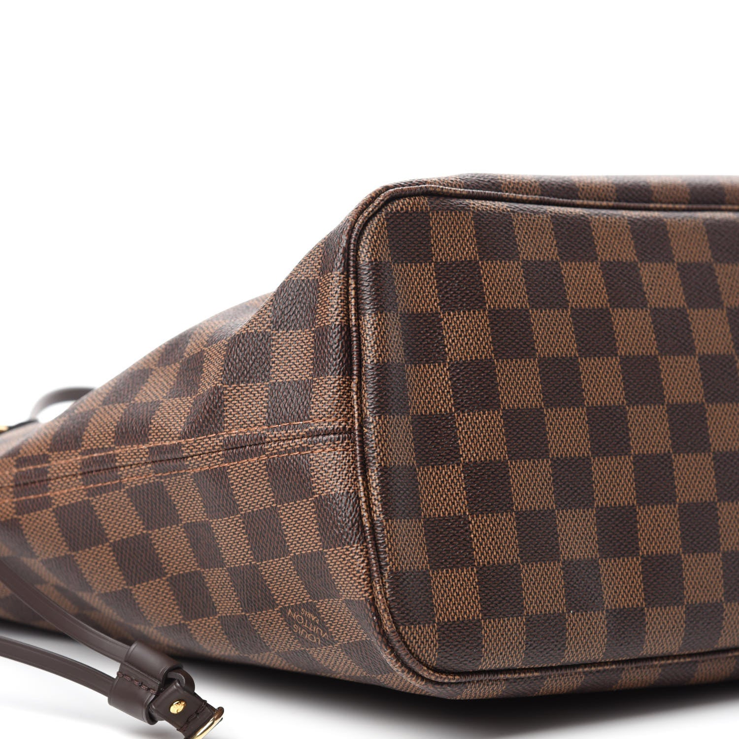 Louis Vuitton Damier Ebene Neo Neverfull MM Rose Ballerine 6 of 11