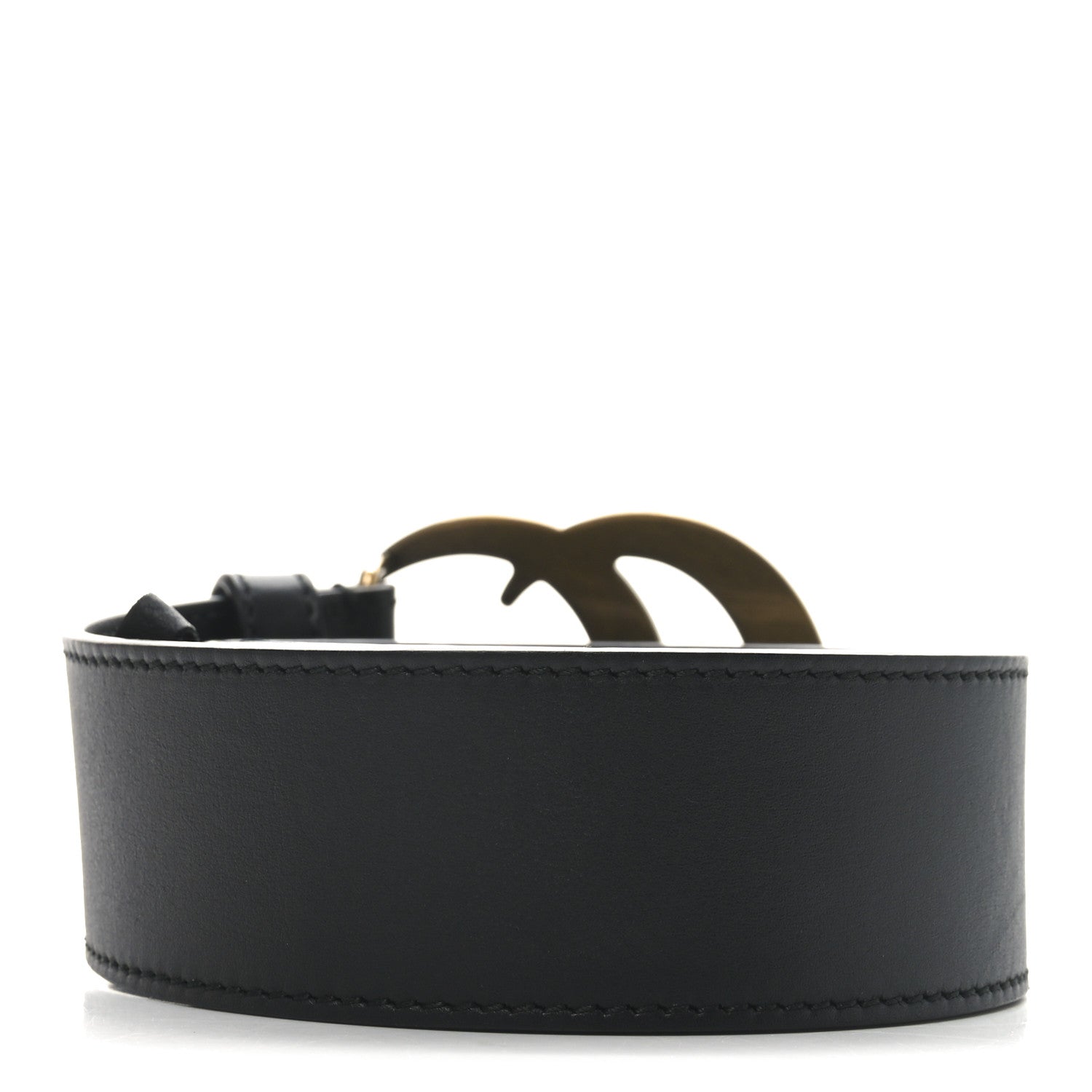 Gucci Calfskin Double G 40mm Belt 75 30 Black 2 of 4