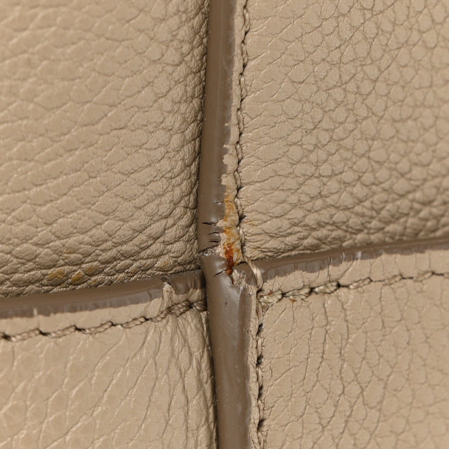 Celine Soft Grained Calfskin Sangle Bucket Bag Taupe 11 of 13