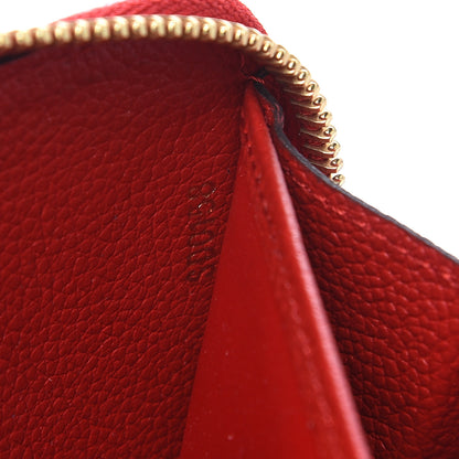 Louis Vuitton Empreinte Zippy Wallet Cherry 7 of 9