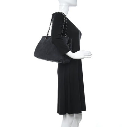 Chanel Canvas Lipstick Ligne Tote Black 2 of 17