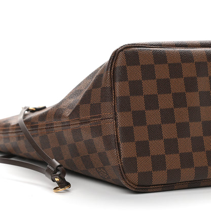 Louis Vuitton Damier Ebene Neo Neverfull MM Rose Ballerine 10 of 12