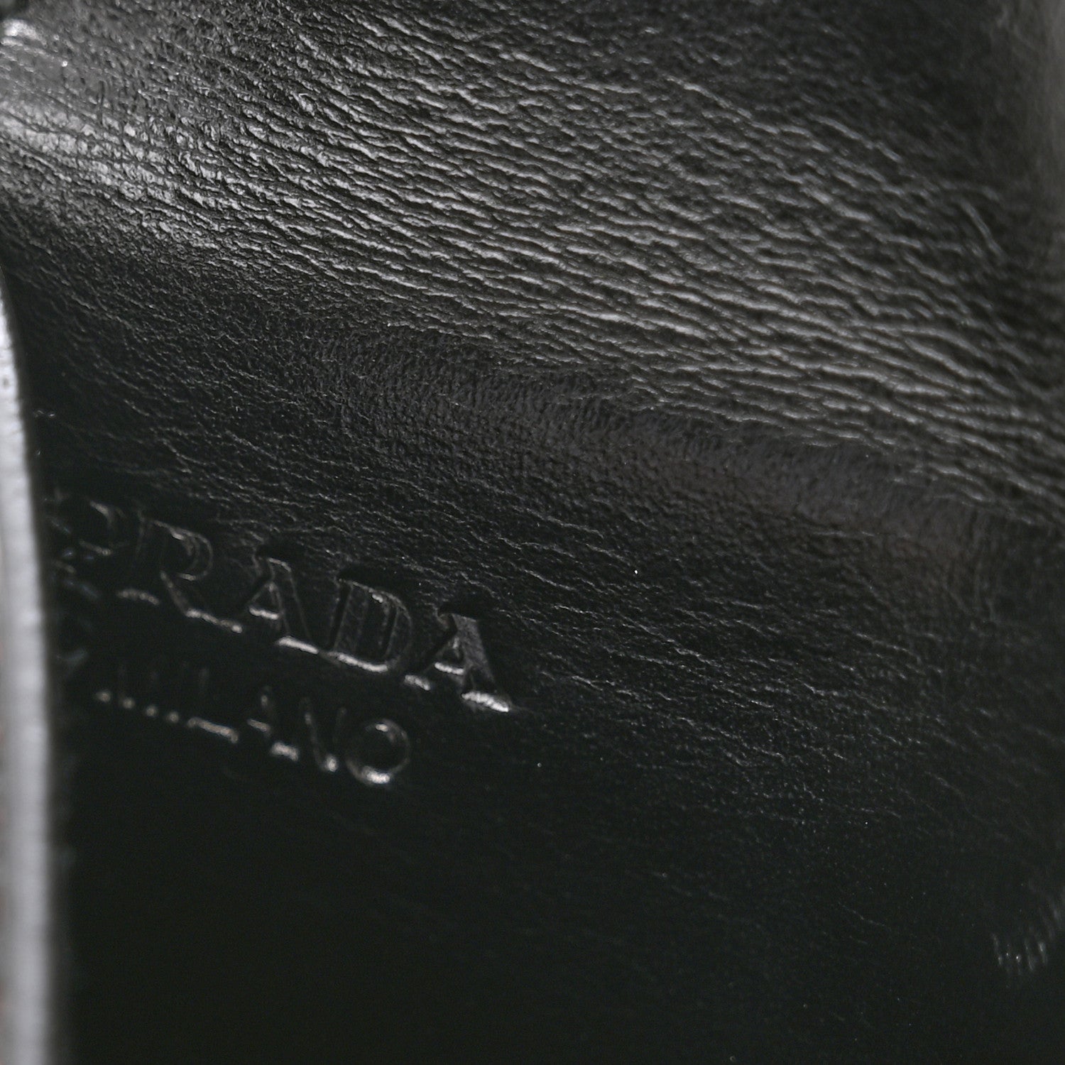Prada Spazzolato Metal Envelope Compact Wallet Black 7 of 8
