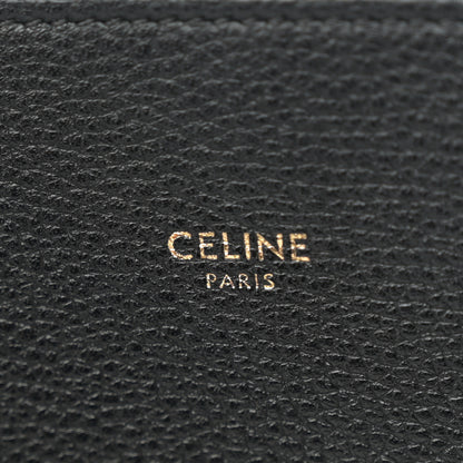 Celine Soft Grained Calfskin Small Belt Cabas Phantom Black 7 of 10