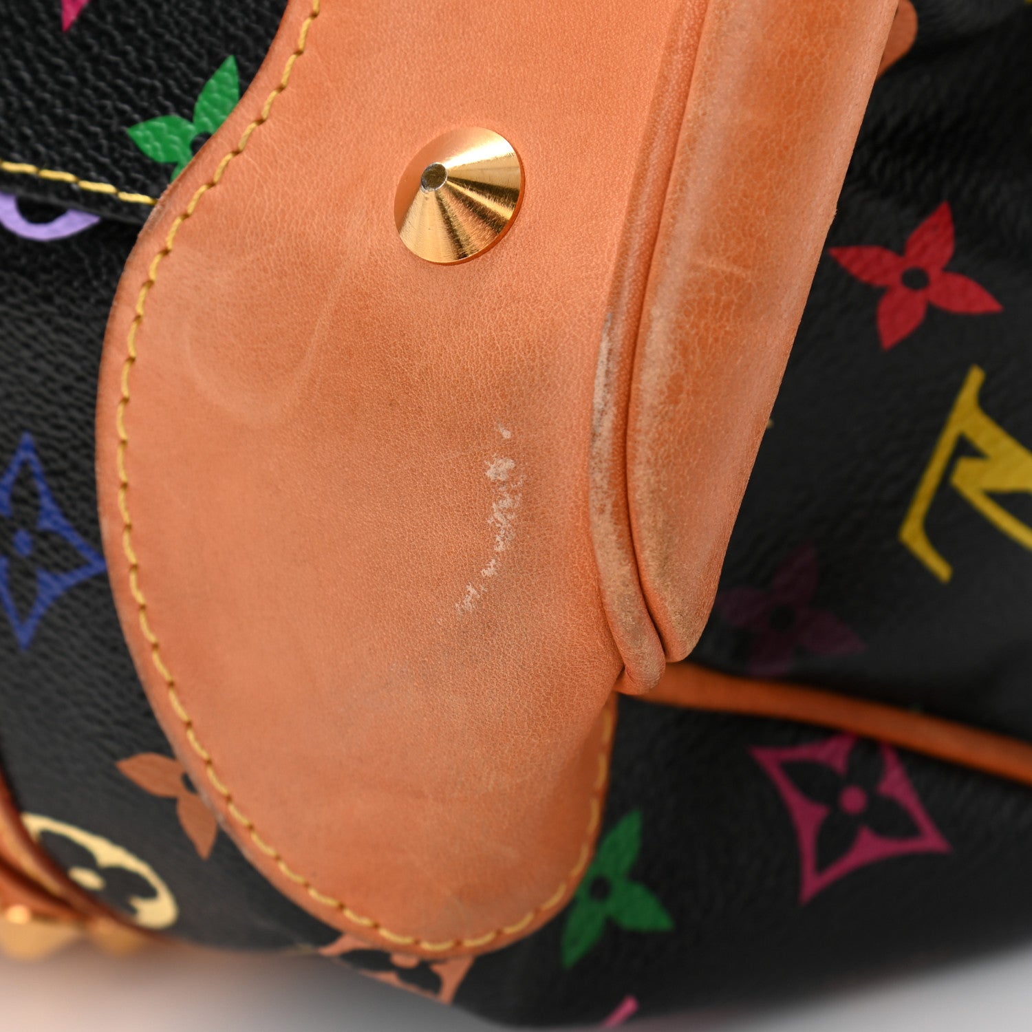 Louis Vuitton Monogram Multicolor Courtney GM Black 10 of 12
