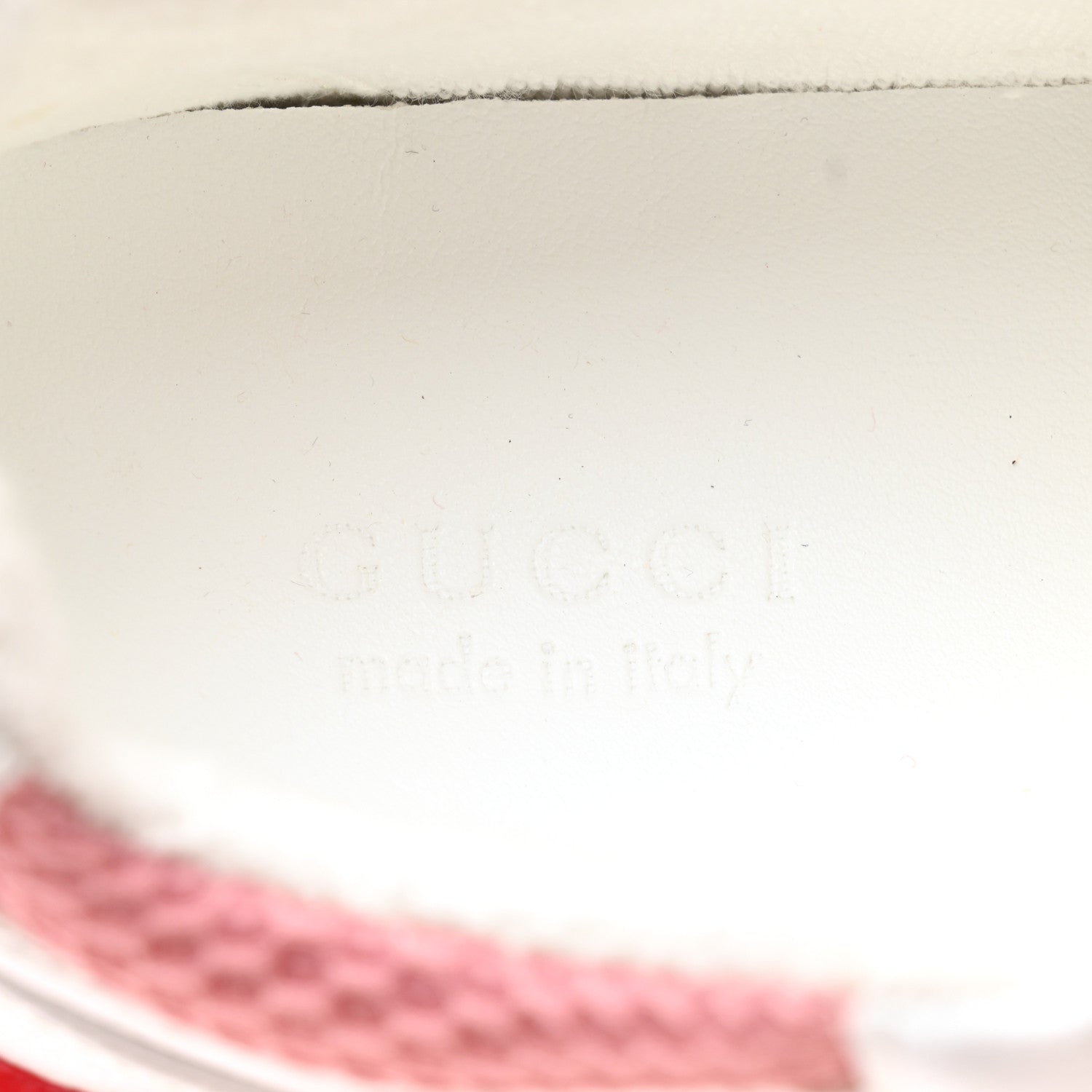 Gucci Lavaredo Eco Fabric Mesh Web Womens Rhyton Reflective Sneakers 36.5 Great White Water Rose Silver 7 of 8