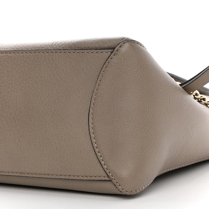 Chloe Calfskin Medium Faye Day Shoulder Bag Motty Grey 12 of 17