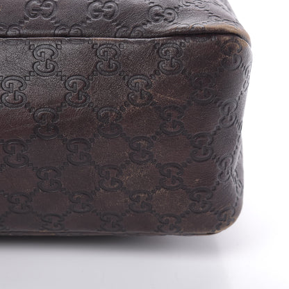 Gucci Guccissima Large Horsebit Chain Hobo Chocolate 14 of 20