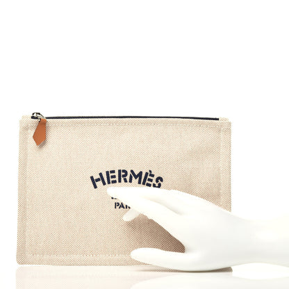Hermes Toile Small Bain New Yachting Case Marine 2 of 7
