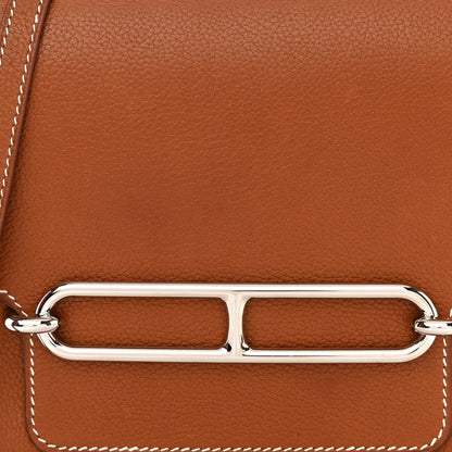 Hermes Barenia Faubourg Mini Sac Roulis Fauve 8 of 11