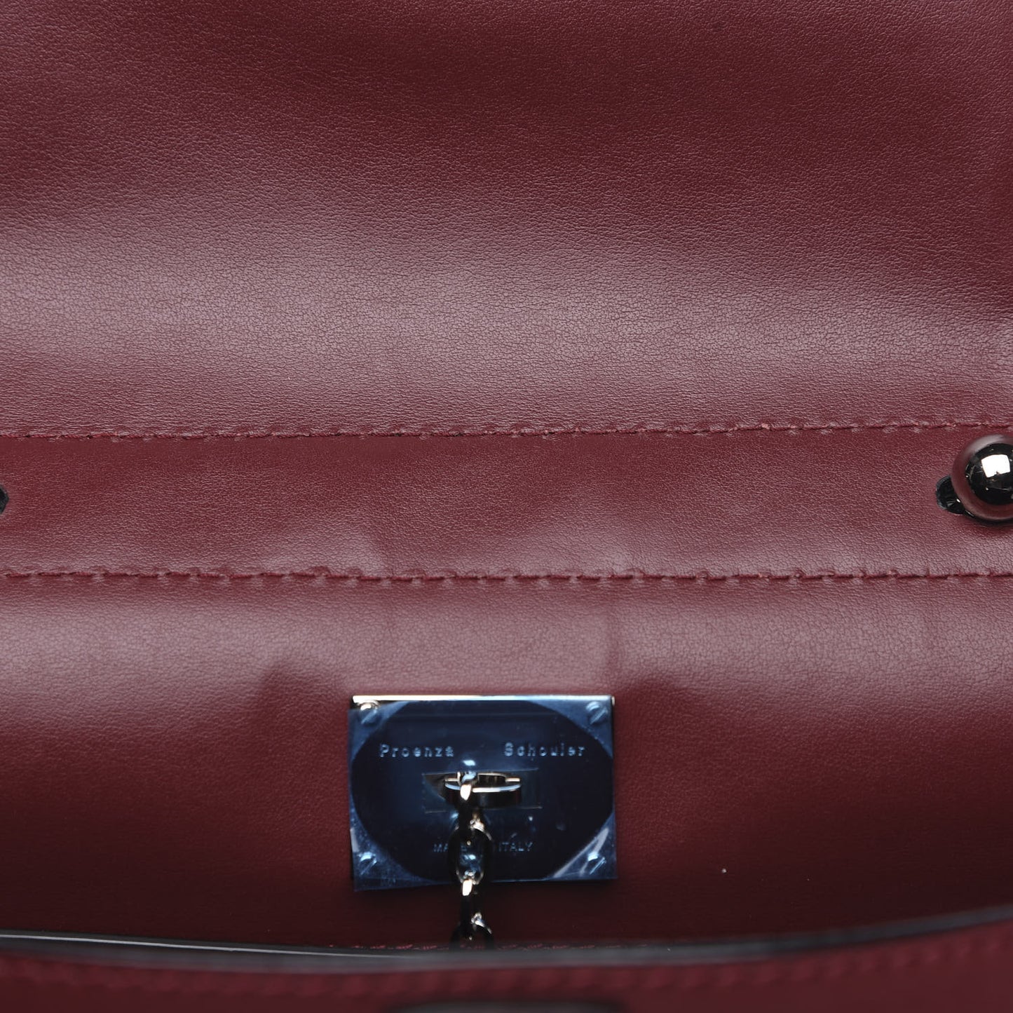 Calfskin Medium Hava Top Handle Bag Midnight Plum