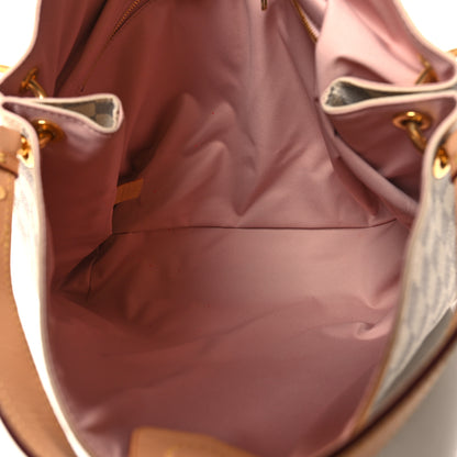 Louis Vuitton Damier Azur Graceful MM Rose Ballerine 5 of 11