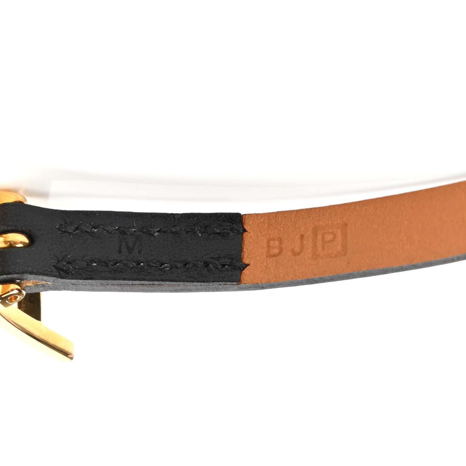Hermes Chamonix Hapi 3MM Triple Tour Wrap Bracelet M Black 7 of 8