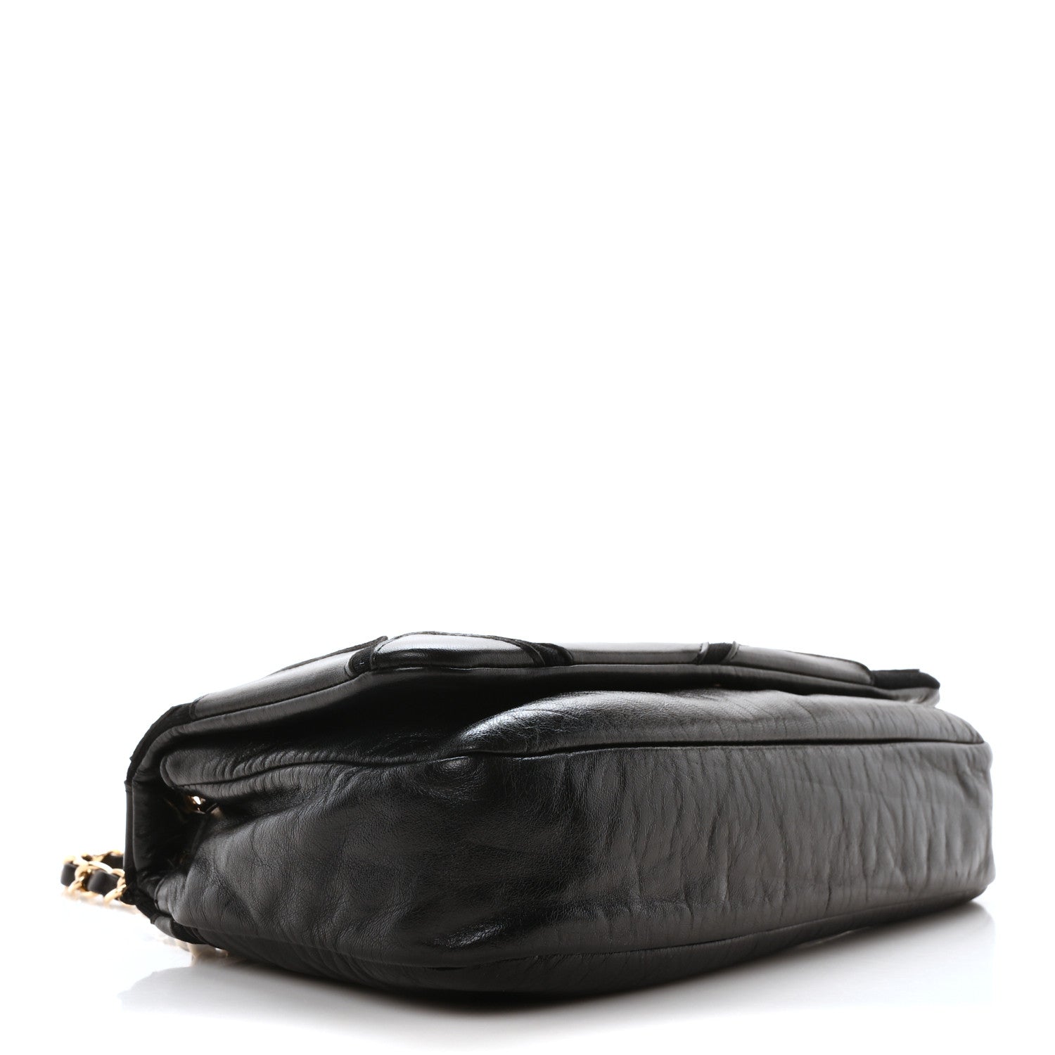 Chanel Lambskin Jersey Scales Flap Black 4 of 10