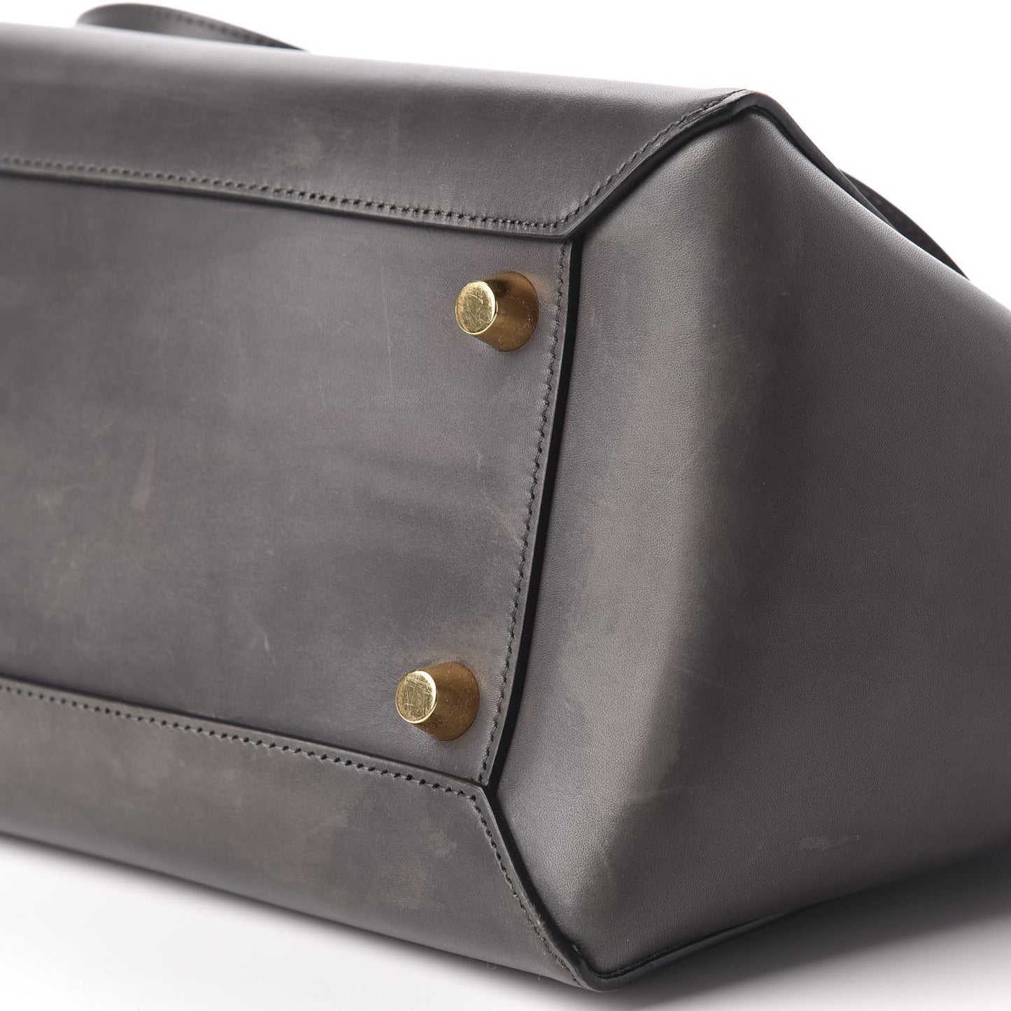 Smooth Calfskin Mini Belt Bag Grey