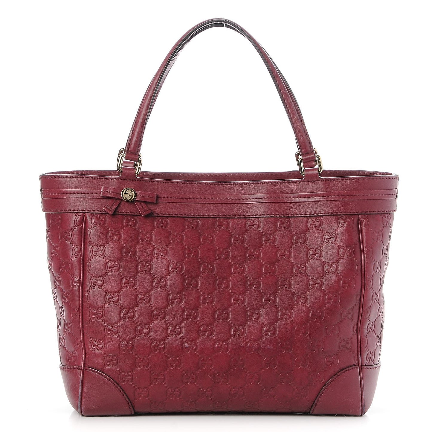 Guccissima Medium Mayfair Tote Cherry