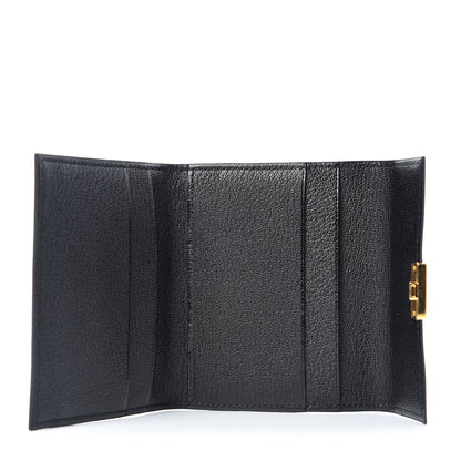 Hermes Chevre Mysore Clic Mini Card Holder Black 5 of 8