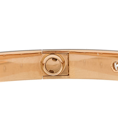 Cartier 18K Pink Gold 10 Diamond LOVE Bracelet 17 4 of 6