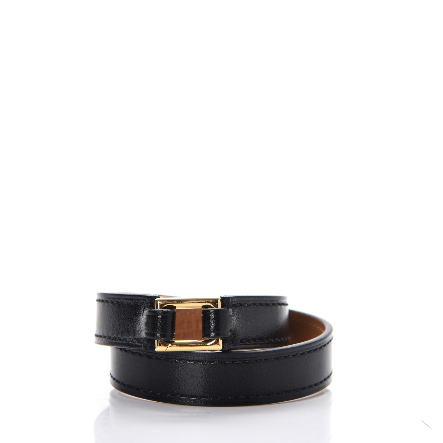Hermes Chamonix Rivale Double Tour Bracelet XS Black 3 of 8
