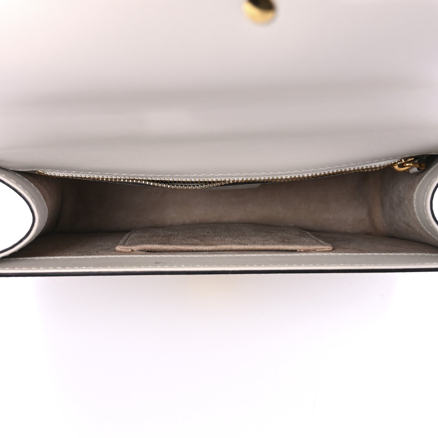 Calfskin Small Sylvie Shoulder Bag Off White